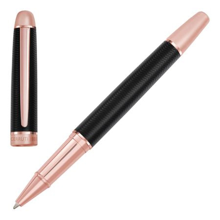 Rollerball Pen Holborn Black & Rosegold