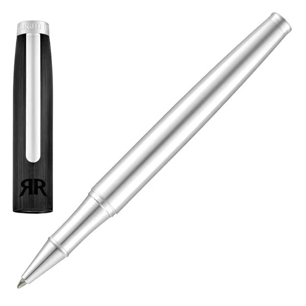 Rollerball pen Rivington Black & Chrome