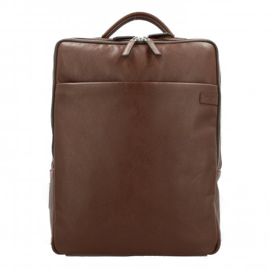 Relaxed Cow Leather Backpack Black
