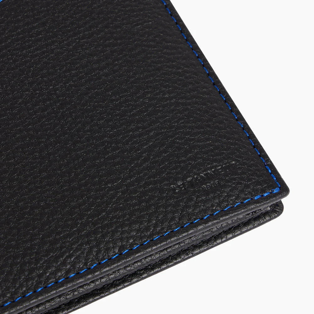 Charles Horizontal Zipped Wallet With 2 Gussets Grained Leather