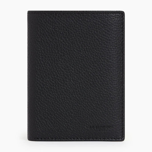 Charles Medium Sized Zipped Wallet With 2 Gussets Grained Leather
