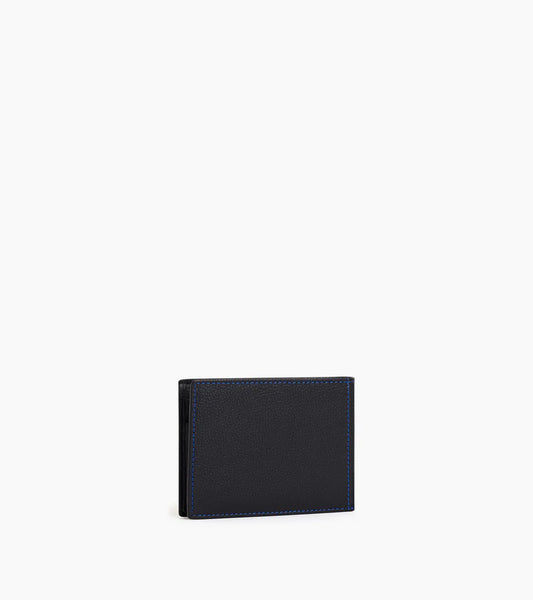 Fold Flap Wallet In Grain Leather