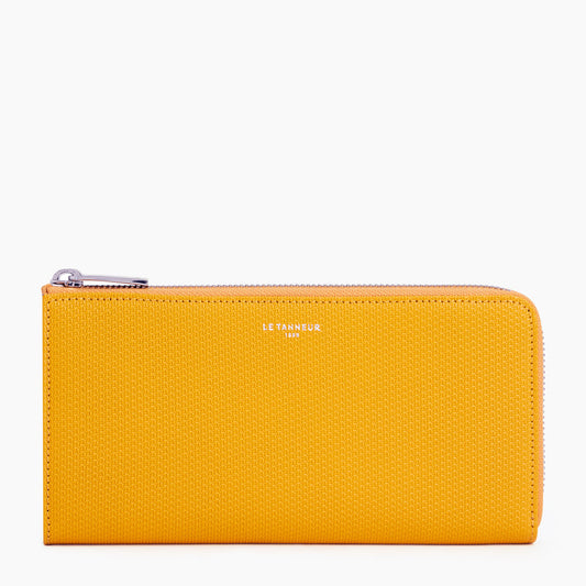 Emilie Zipped Travel Companion In Monogrammed Leather