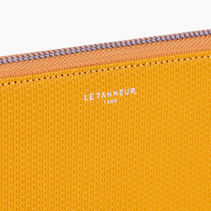 Emilie Zipped Travel Companion In Monogrammed Leather