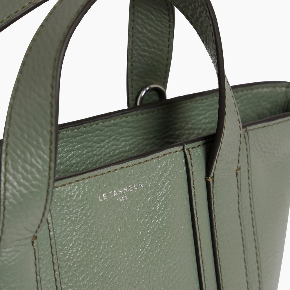 Grace Tote Bag With Zipped Pocket Double Handle Grey