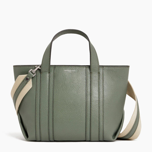 Grace Tote Bag With Zipped Pocket Double Handle Grey