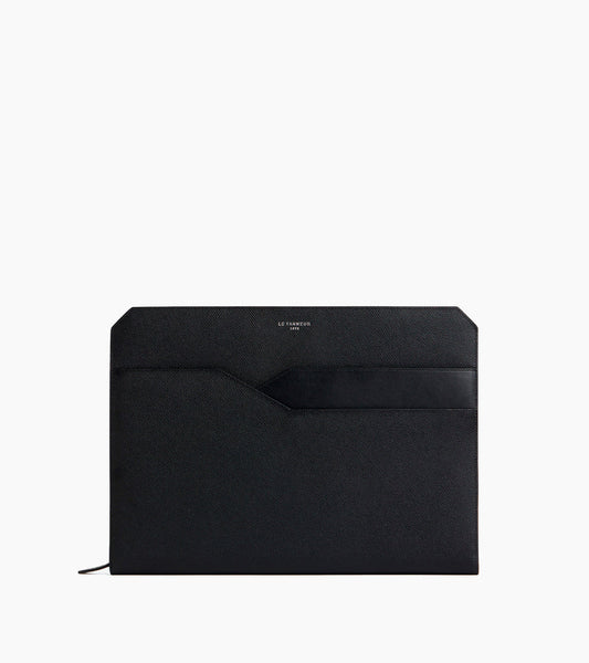 Gaston Cross Grain Leather Computer Case