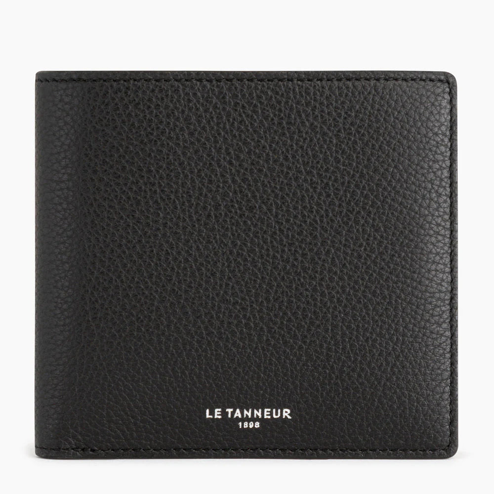 Emile Card Holder With Bill Pocket Black