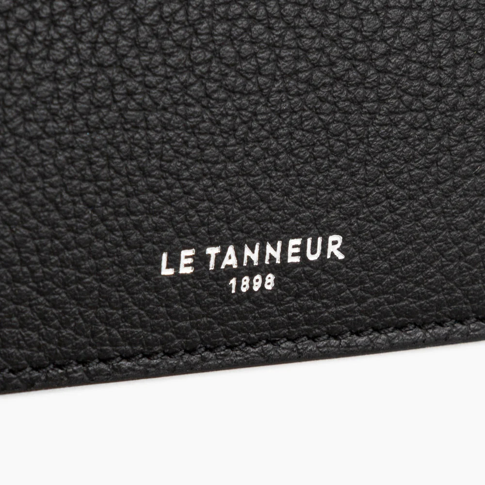 Emile Card Holder With Bill Pocket Black