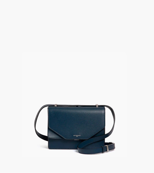 Naya Small Twilight Leather Shoulder Bag With Cork Effect