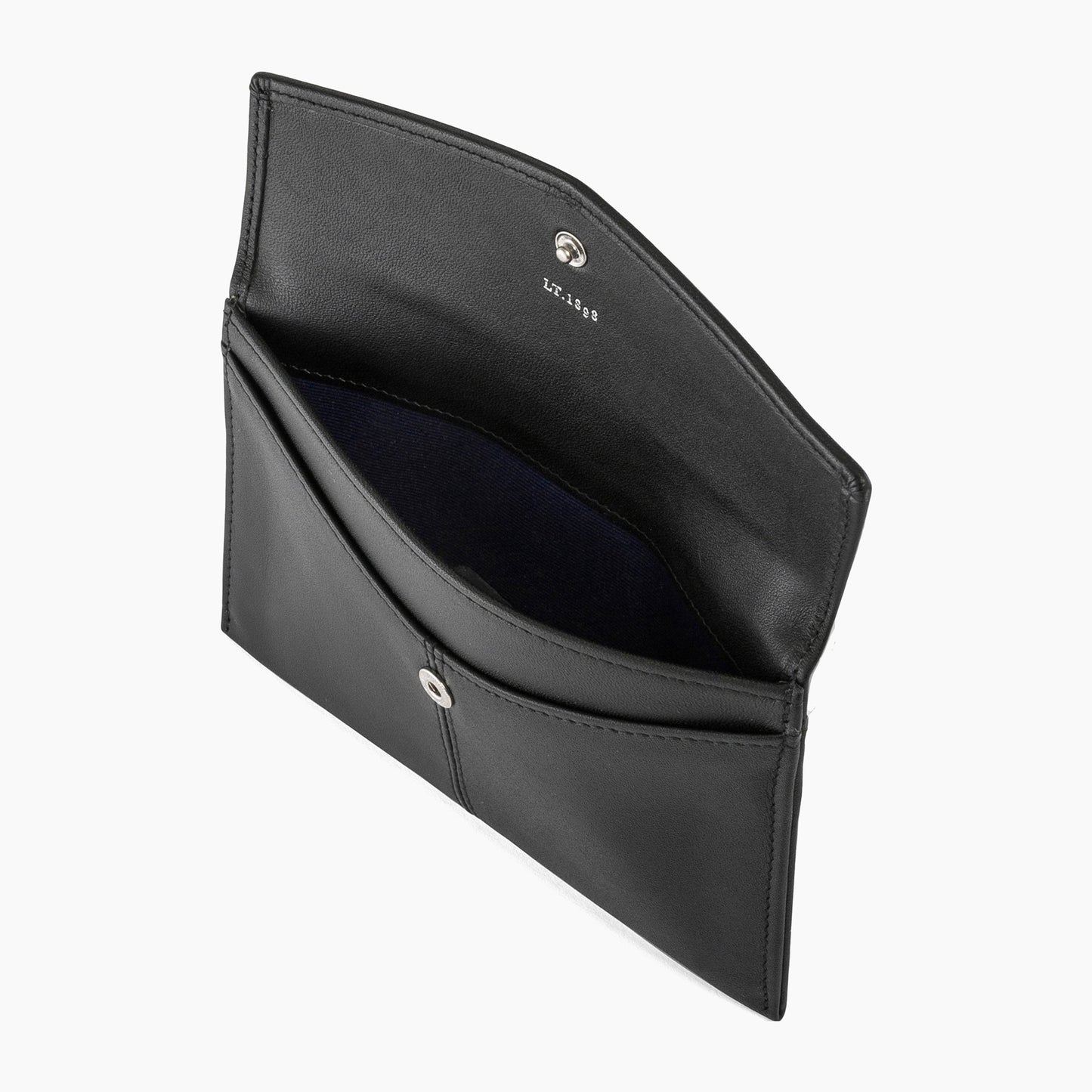 Charlotte Key Case In Smooth Leather Black