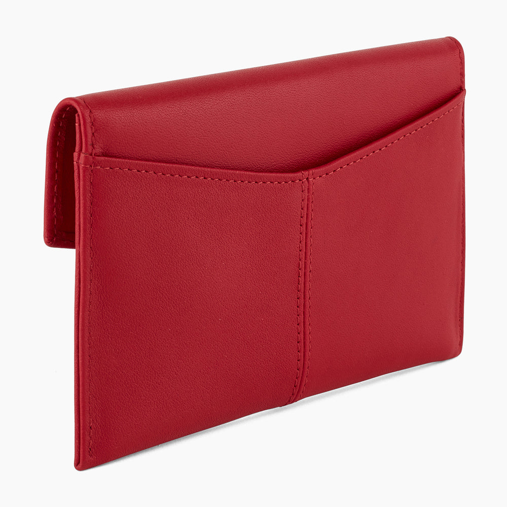 Charlotte Key Case In Smooth Leather Red