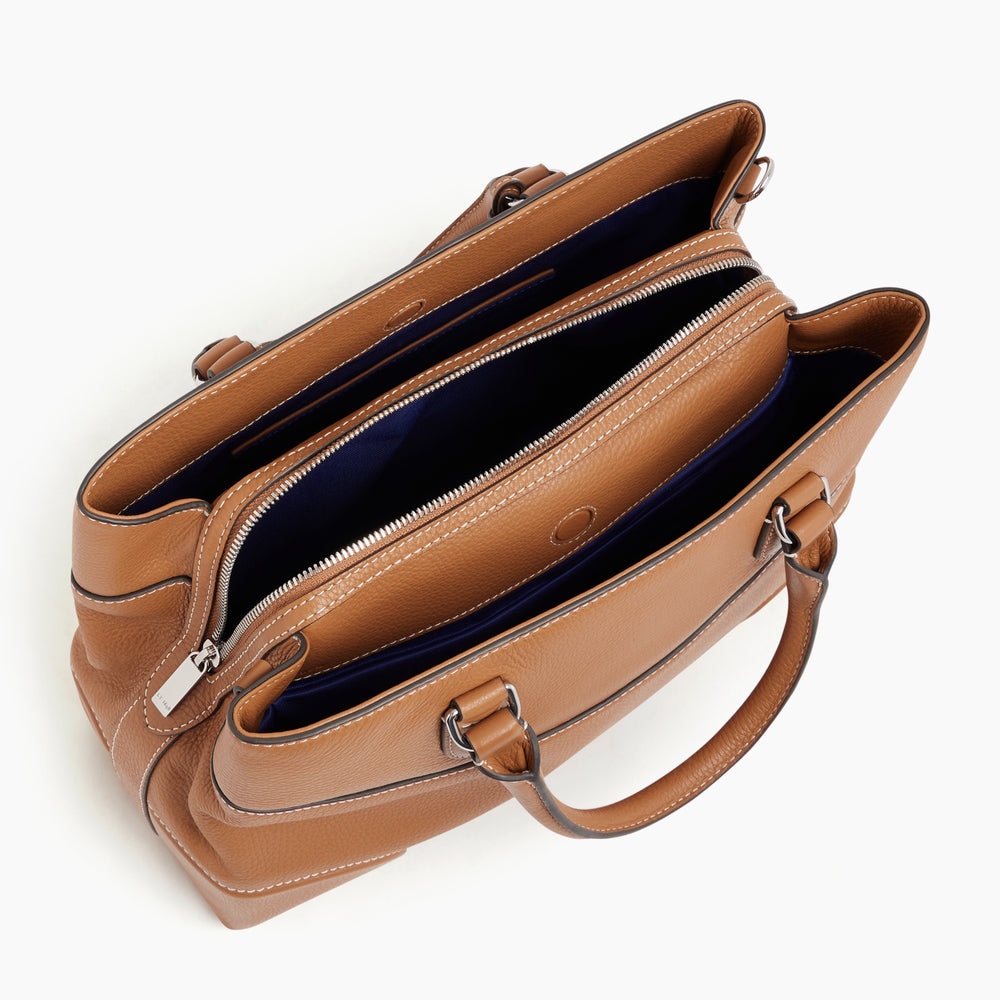 Romy Large bag in pebbled leather
