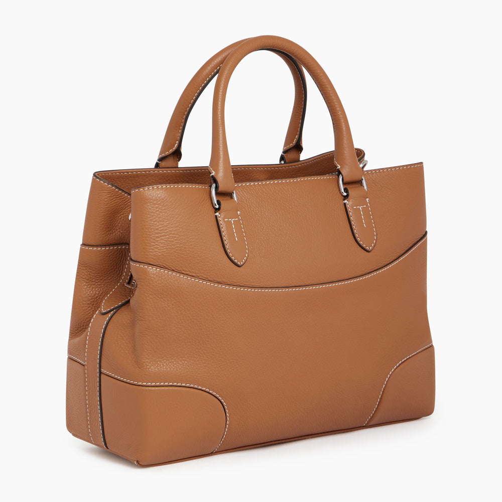 Romy Large bag in pebbled leather