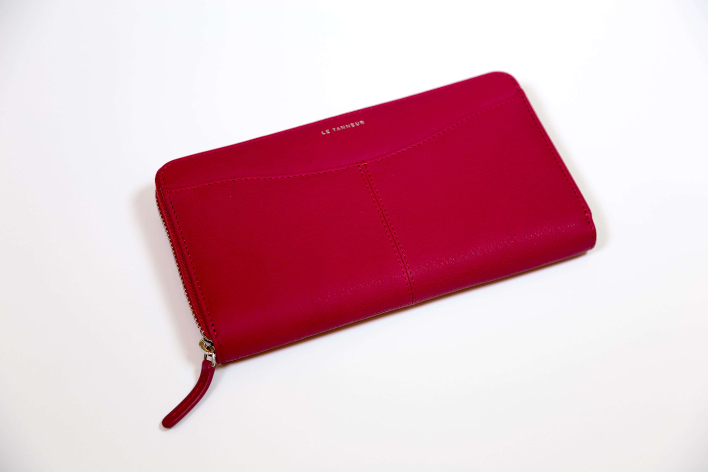 Large Zipped Wallet Fushia