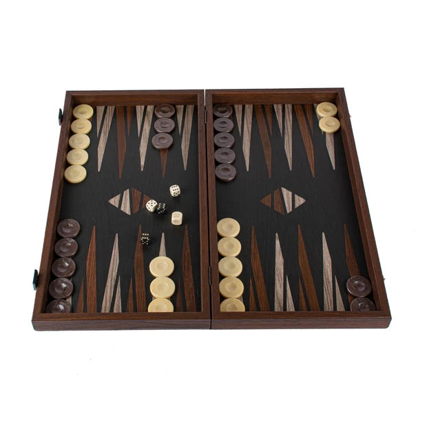 Handcrafted Minimalistic Wood Design Backgammon Set - Elegant Simplicity