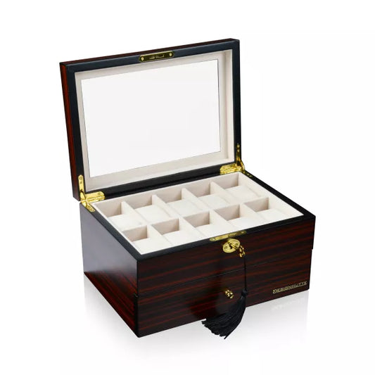 Watch Box Auckland Brown Black 20 Watches
