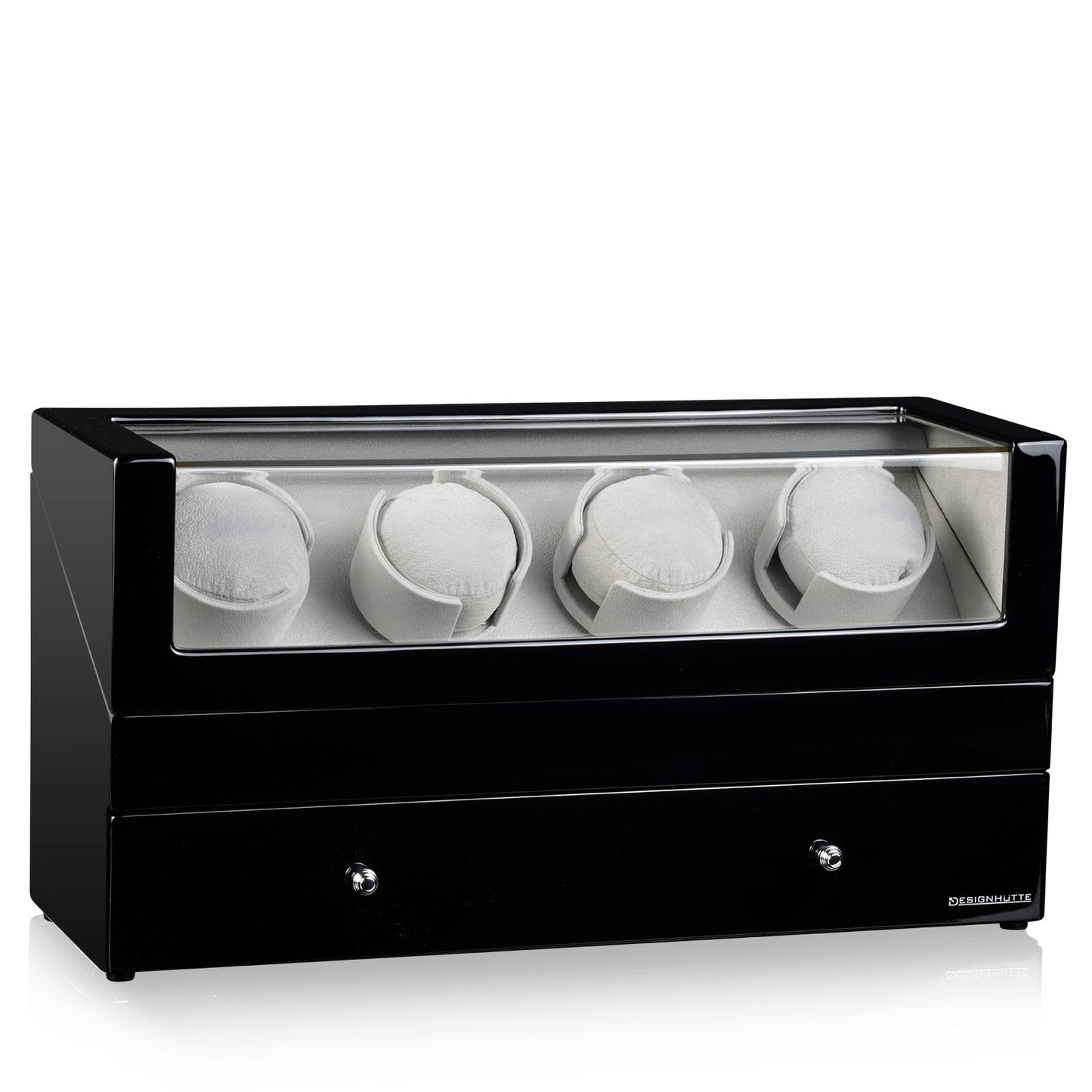 Watch Winder San Diego 4 - Black / Grey