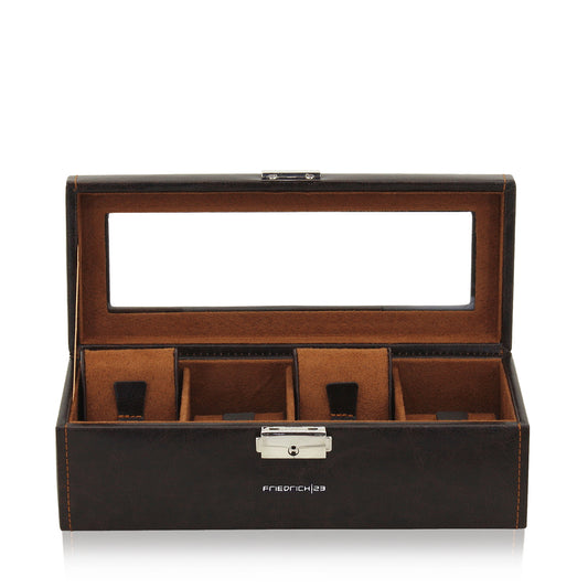 Watch Box with Window Bond 4 - Brown