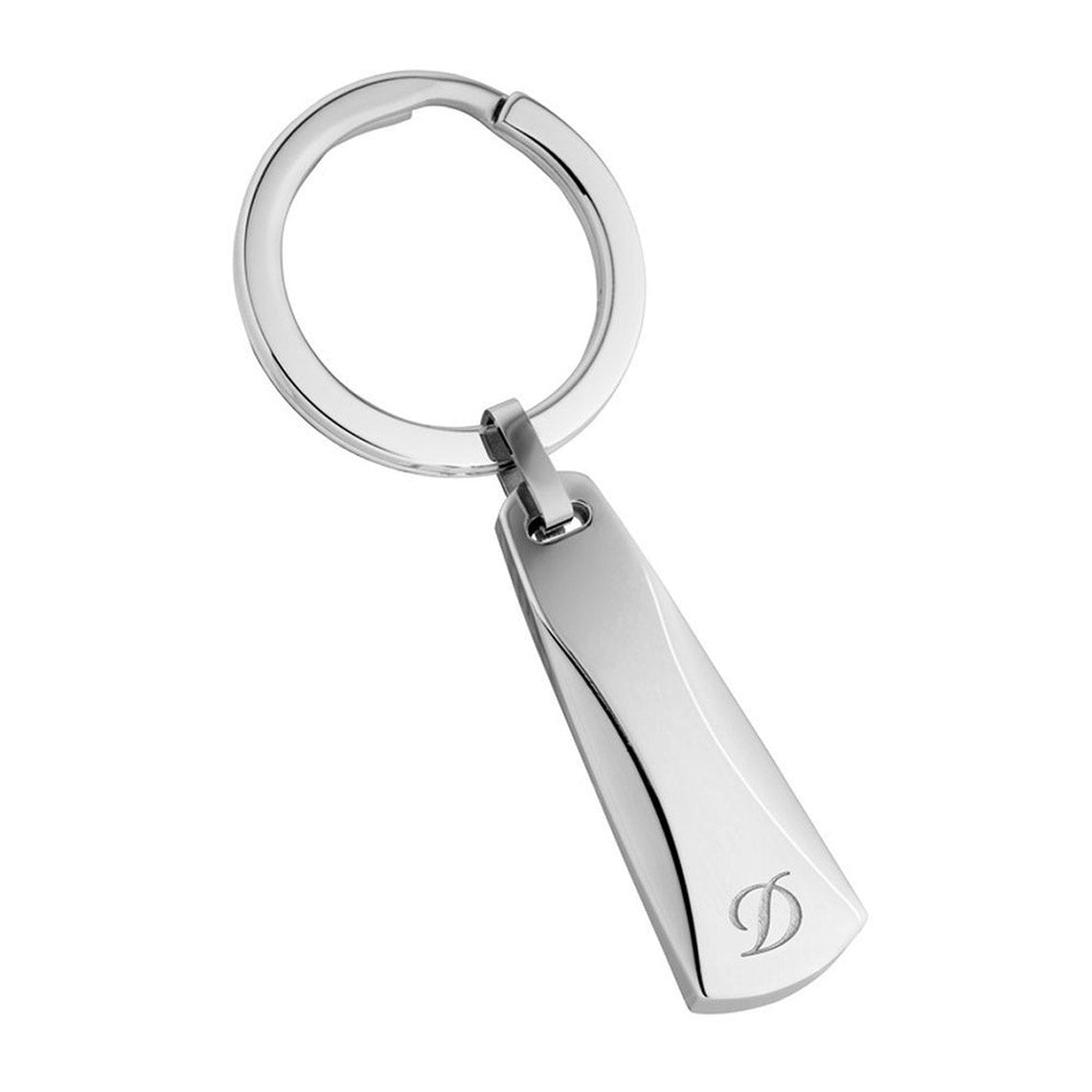 Inox Finish Zip Puller Key Ring