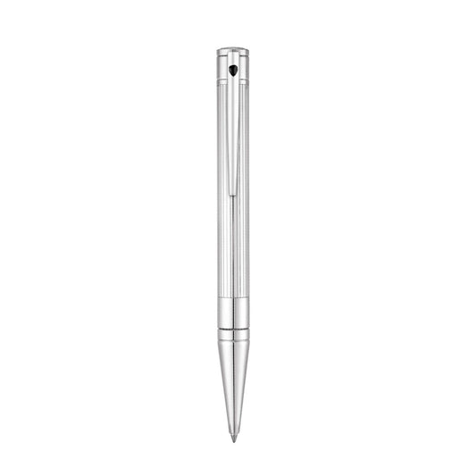 D-Initial Ballpoint Pen Chrome Finish