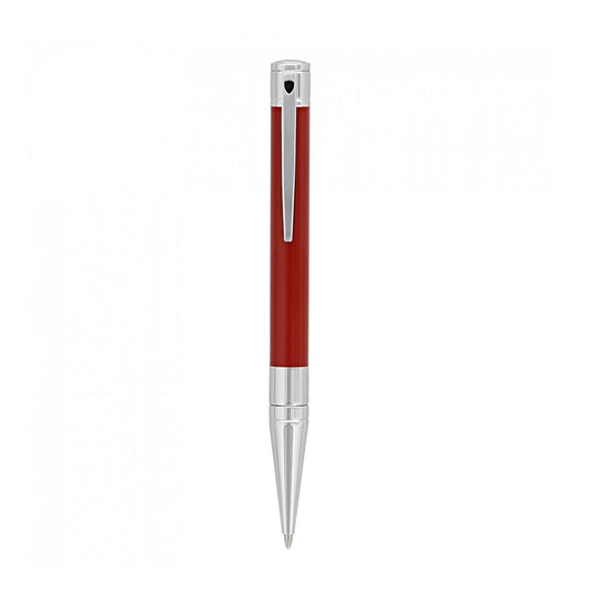D-Initial Chrome Finish Red Ballpoint Pen
